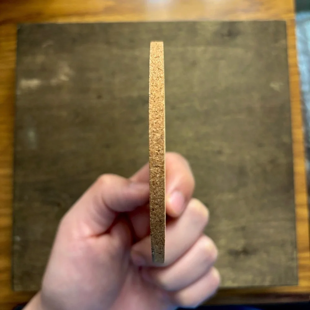 Waddle Dee Laser Engraved Painted Cork Coaster #1